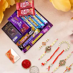 Chocolate Marvels with Family Rakhis