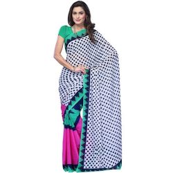 Prismatic Blaze Chiffon Saree