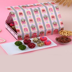 Yummy Nuts with Assorted Sweets Gift Box