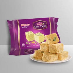 Soan Papdi from Haldiram to India