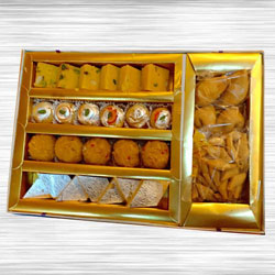 Delightful Assorted Sweets n Savory Gift Combo for Mom to Chittaurgarh