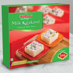 Haldirams Relishs Rejoice Milk Kalakand Sweets Box to Dadra and Nagar Haveli