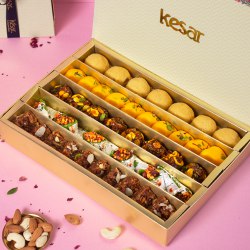 Enticing Assorted Kesar Sweets Box