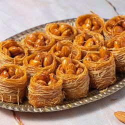 Yummy Oshe Bul Bul Almond Baklava Box to Chittaurgarh