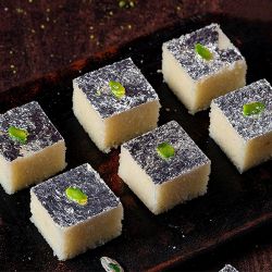 Exquisite Coconut Barfi Extravaganza to India