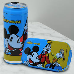 Mesmerizing Mickey Mouse Lunch Box and Sipper Bottle Combo