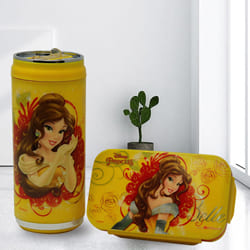 Outstanding Disney n Marvel Lunch Box N Sipper Bottle Combo