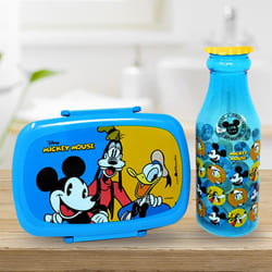 Exciting Disney Mickey Mouse n Water Bottle Set to India