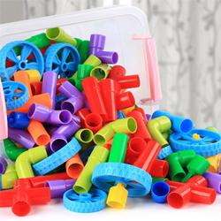 Exciting Building Block Pipes Puzzle Set