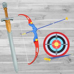 Remarkable Bahubali Set of Bow n Arrow with Sword for Kids