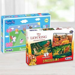 Marvelous Frank Disney The Lion King N Peppa Pig Puzzles Set to Chittaurgarh