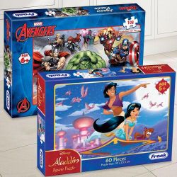 Amazing Frank Marvel Avengers N Disney Aladdin Puzzle Set to India