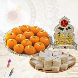 Exclusive Combo of Mandap, Ladoo N Kaju Katli to Perumbavoor