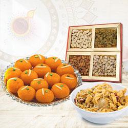 Mix Dry Fruit, Boondi Ladoo and Mix Namkeen to Diwali-uk.asp