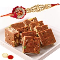 Rakhi with Anjeer Barfi to Uk-rakhi-sweets.asp