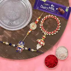 Impressionable Rakhi Throng to Uk-rakhi-thali.asp