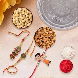 Grandiose Rakhi Abounding to Uk-rakhi-thali.asp