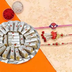 Sublime Creation Rakhi Gift Combo to Uk-rakhi-sweets.asp