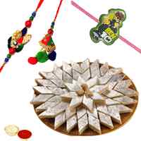 Elated Family Rakhi Combo to Uk-rakhi-sweets.asp