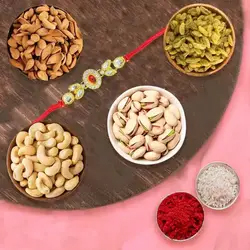 Classic Healthful Rakhi Combo to Uk-rakhi-dry-fruits.asp