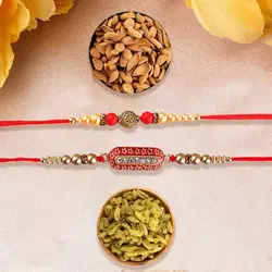 Copacetic Rakhi and Dry Fruits Combo to Rakhi-to-uk.asp