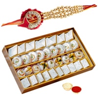 Exclusive Collection of One Rakhi N 500 gm Kaju Mik to Uk-rakhi-sweets.asp