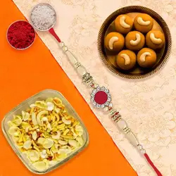 Rakhi With Mix Namkeen And Besan ladoo to Uk-rakhi-sweets.asp