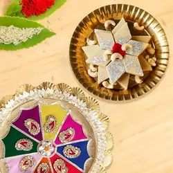 Delicious Kaju Katli and Rakhi Thali to Uk-rakhi-hampers.asp