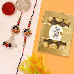 Bhaiya Bhabhi Rakhi with Ferrero Rocher to Rakhi-to-uk.asp