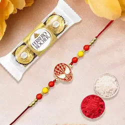 Exciting Spiderman Kids Rakhi with Ferrero Rocher to Rakhi-to-uk.asp