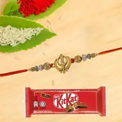 Kitkat Chocolate with Rakhi to Rakhi-to-uk.asp