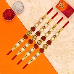 Enchanting Beads Rudraksha Rakhis to Rakhi-to-uk.asp