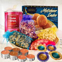 Festive Gift of Dry Fruits, Sweets N Diyas to Stateusa_di.asp
