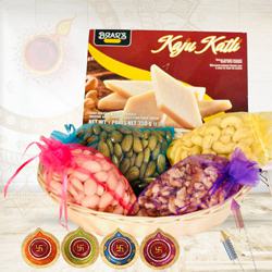 Marvelous Combo of Dry Fruits with Kaju Katli<br> to Diwali-usa.asp
