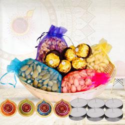 Wonderful Dry Fruits N Ferrero Rocher Gift Combo<br> to Diwali-usa.asp