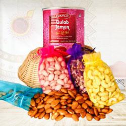 Exquisite Gulab Jamun N Mixed Dry Fruits<br> to Diwali-usa.asp