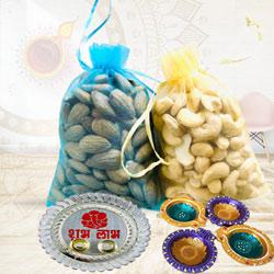 Exclusive Assorted Dry Fruits Combo Gift<br> to Usa-diwali-thali.asp