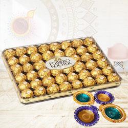 Exclusive Ferrero Rocher N Diya Combo<br> to Diwali-usa.asp