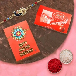 Stylish Gift of Rakhi with Lindt Chocolates to Usa-rakhi-chocolates.asp