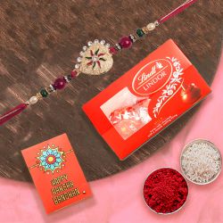 Stylish Gift of Rakhi with Lindt Chocolates to Rakhi-to-usa.asp