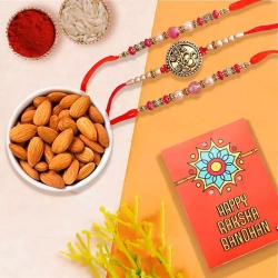 Amazing Pair of Rakhi with Crunchy Almonds to Usa-serch-by-price.asp