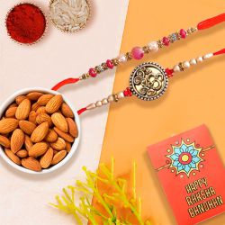 Amazing Pair of Rakhi with Crunchy Almonds to Usa-serch-by-price.asp