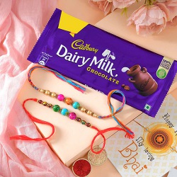 Dual Treat Cadbury Rakhi to Usa-only-rakhi.asp
