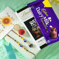 Best Wishes Family Rakhi Set to Usa-rakhi-chocolates.asp