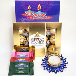 Attractive Gift Combo of Chocolates N Candle to Usa-diwali-chocolates.asp