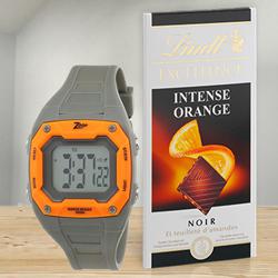 Wonderful Zoop Digital Watch N Lindt Excellence Chocolate