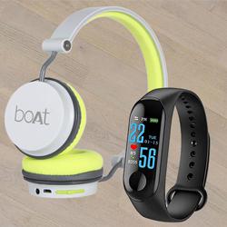 Remarkable Smart Watch N Boat On-Ear Headphone