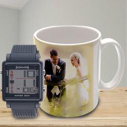 Wonderful Sonata Super Fibre Watch N Personalized Mug