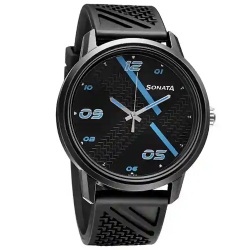 Exclusive Sonata Volt Black Dial Watch for Men