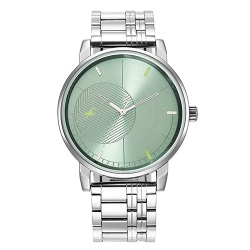 Wonderful Fastrack Stunners Silver Dial Gents Watch